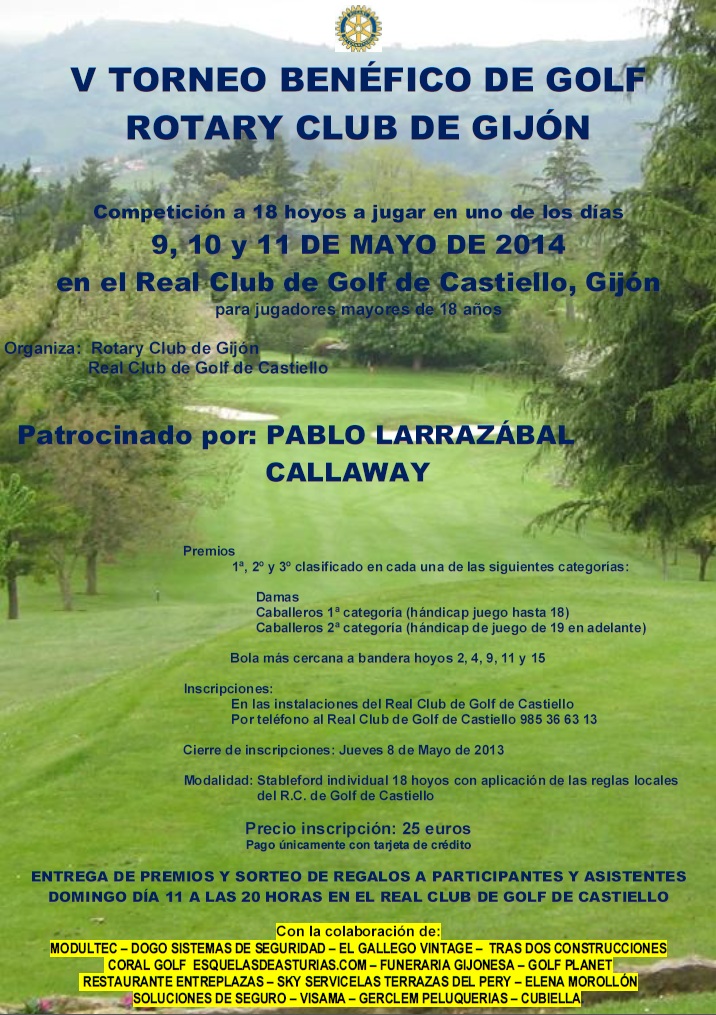V Torneo Golf Rotary Club Gijón